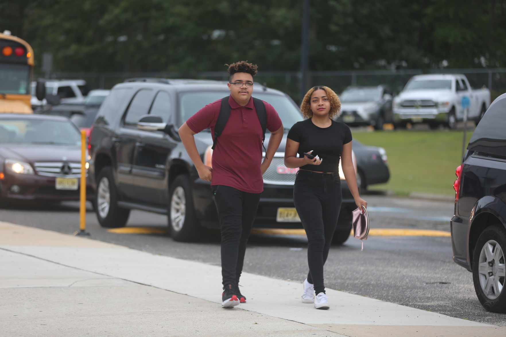 First Day at Pleasantville High School